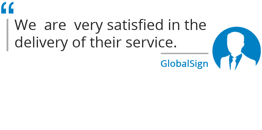 GlobalSign Testimonial